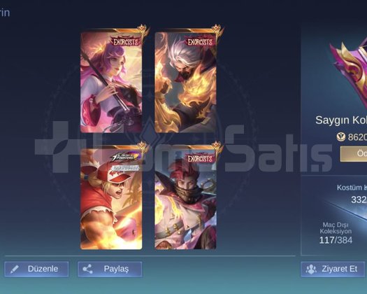EXO SEVERLERE/HAYA,KAGU,GR EXO/PAQ KOF