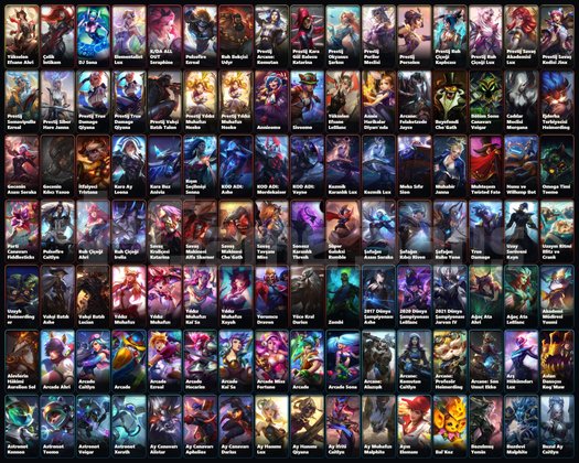 TR | 793 KOSTÜM | 1.1M KATARİNA | FAKER AHRI | TEL