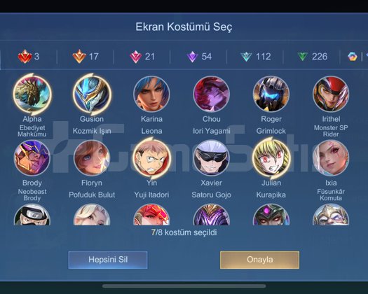 Mobile Legends mega4 global taglı güncel yüce117