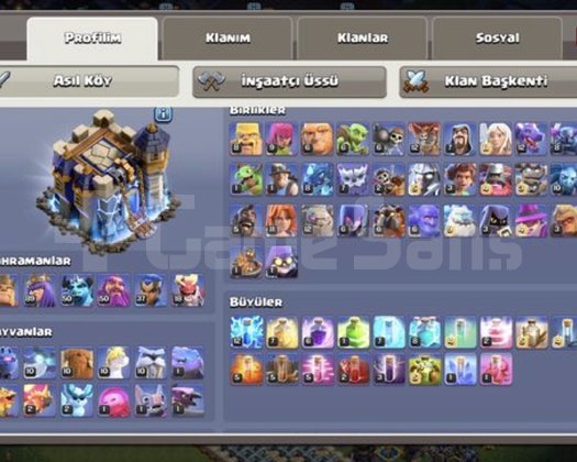 COC TH18 MAX HESAP