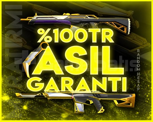 ŞAŞMAZ KALİTE | TR ASİL GARANTİLİ RANDOM HESAP