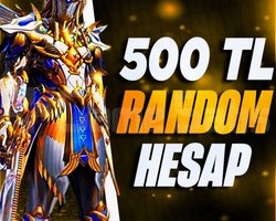 500 TL MÜKEMMEL FULL ENVANTER GARANTİ HESAP