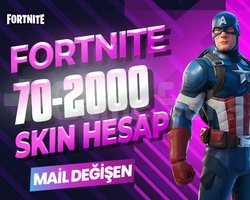 70-2000 SKIN PREMIUM MAİL DEĞİŞEN FORTNITE HESAP