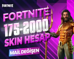 175-2000 SKIN PREMIUM MAİL DEĞİŞEN FORTNITE HESAP
