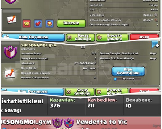 13sv/derecesiz lig klan