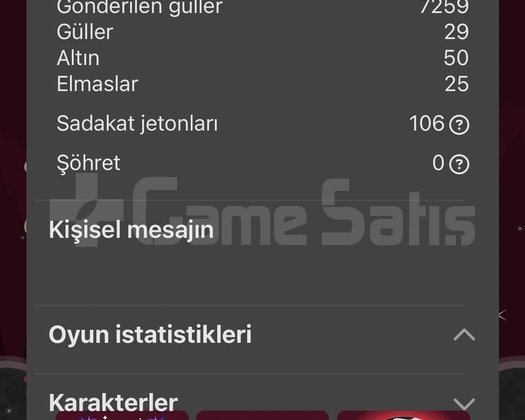 Wolvesville 288 Level Dolu Nadir Öğeli Hesap