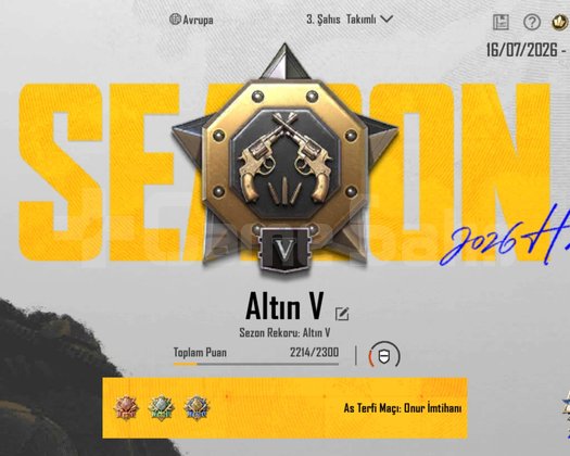 TEK BAĞ !! ALTIN V + ID KARTI ++