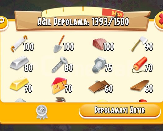 31 LVL ÜRÜN DOLU HESAP