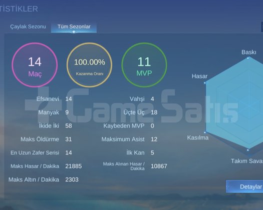 BÜYÜK USTA RANKLI HESAP