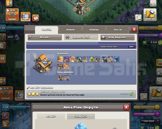 TH 18 SAĞLAM HESAP & 8000 TAŞ