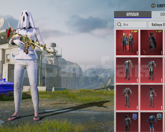 Pubg hesap 78 destansı ful hesap nadir