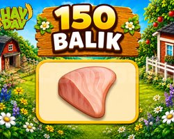 150 balık anında teslimat
