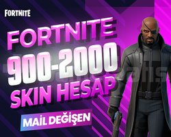 900-2000 SKIN PREMIUM MAİL DEĞİŞEN FORTNITE HESAP