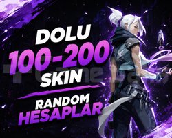 TR | 100 - 200 SKİN GARANTİLİ HESAPLAR / BOŞ YOK