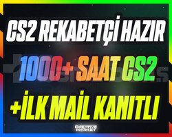 CS2 | RANKED READY | 1000+ SAAT | YEŞİL | İLK MAİL