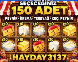 150 ADET PEYNİR-TEREYAĞ-KREMA-KEÇİ PEYNİR
