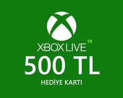 500 TL Xbox Live Hediye Kartı