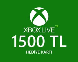 1500 TL Xbox Live Hediye Kartı