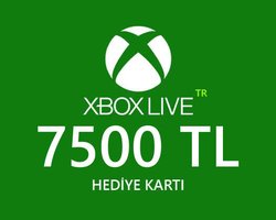 7500 TL Xbox Live Hediye Kartı
