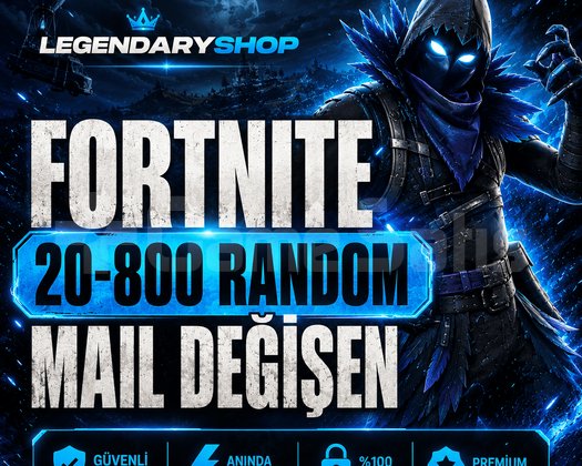 20-800 SKİN FORTNİTE MAİL DEĞİŞEN HESAP
