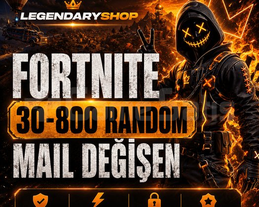30-800 SKİN FORTNİTE MAİL DEĞİŞEN HESAP