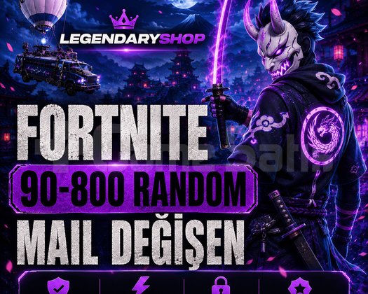 90-800 SKİN FORTNİTE MAİL DEĞİŞEN HESAP