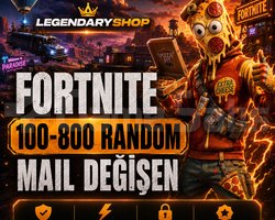100-800 SKİN FORTNİTE MAİL DEĞİŞEN HESAP