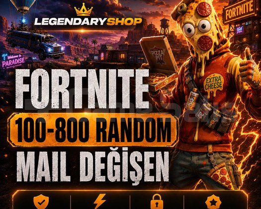 100-800 SKİN FORTNİTE MAİL DEĞİŞEN HESAP