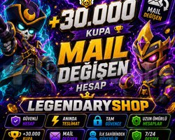30.000+ KUPA GARANTİ MAİL DEĞİŞEN HESAP