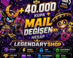 40.000+ KUPA GARANTİ MAİL DEĞİŞEN HESAP