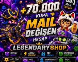 70.000+ KUPA GARANTİ MAİL DEĞİŞEN HESAP