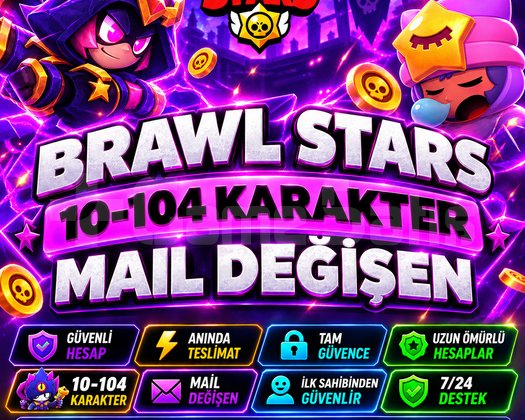 10-104 Karakter Garanti Mail Değişen HESAP