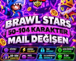 50-104 Karakter Garanti Mail Değişen HESAP