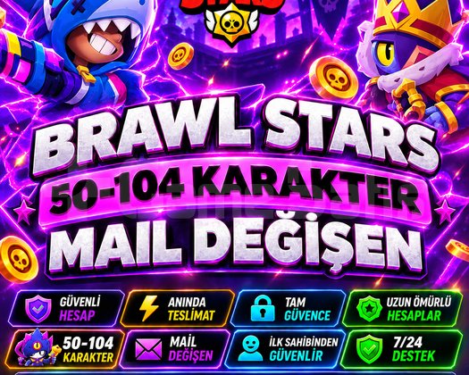 50-104 Karakter Garanti Mail Değişen HESAP