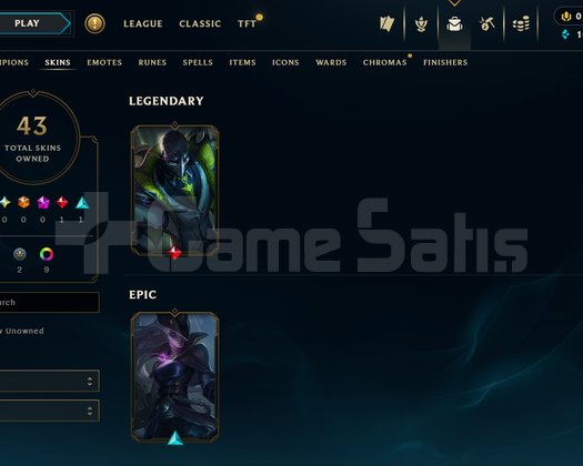 EUW Unranked | 8 Kostüm - 51 Hero | Dereceli Hazır