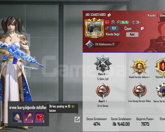 76 Lvl Buz M4 Bol Skin Eski Hesap