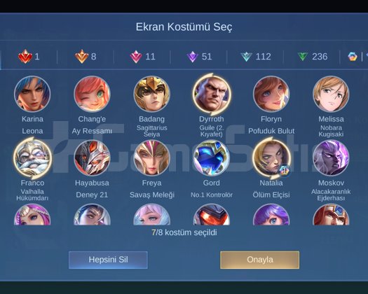 9 YILLIK DOLU MOBİLYA LEGEND HESABI