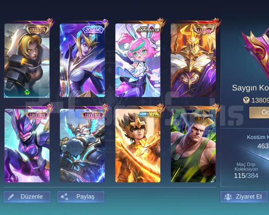 9 YILLIK DOLU MOBİLYA LEGEND HESABI