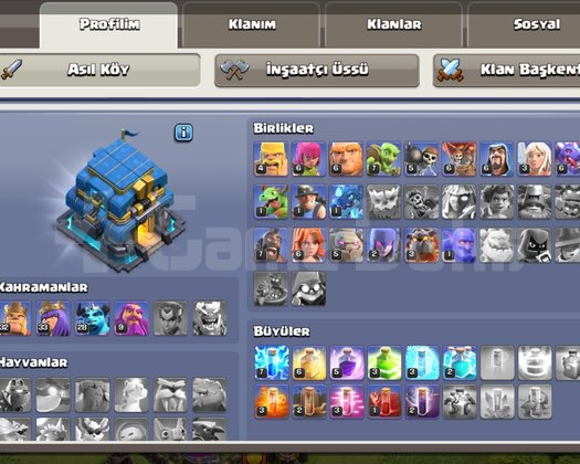 Acill satılık coc hesabı güvenli,uygun