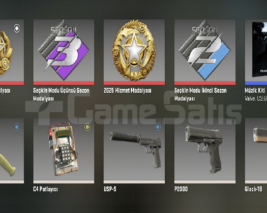 5 MADALYALI 9 LV 2.453 CS 2 SAATLİ Squad