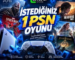 İstediğiniz 1 Playstation PSN Oyunu