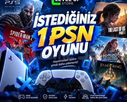 İstediğiniz 1 Playstation PSN Oyunu