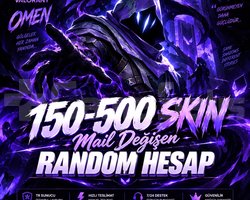 VALORANT RANDOM HESAP | 150-500 SKİN