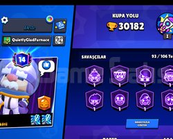 222 Kostüm Brawl Stars Hesap 30K