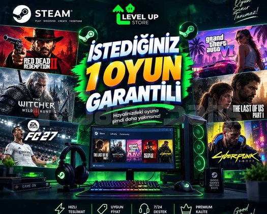 İSTEDİĞİNİZ 1 OYUN PC OTO TESLİM