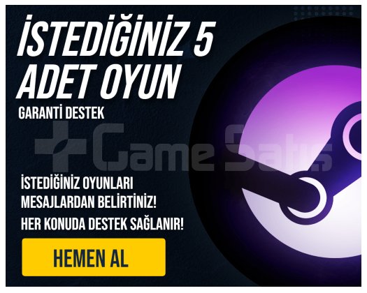 İstediğiniz 5 Oyun / Garanti - Destek