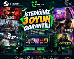 İSTEDİĞİNİZ 3 OYUN PC OTO TESLİM