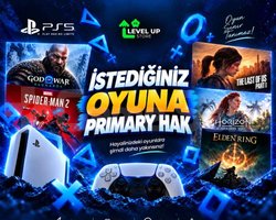 İstediğiniz Oyuna Primary Hak PS4/PS5