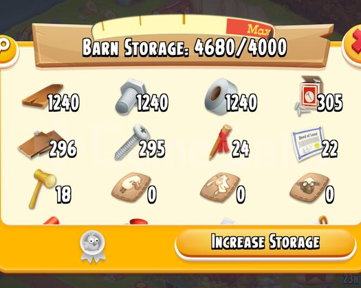 70 Level 4000 Ağıl Depolu Hesap