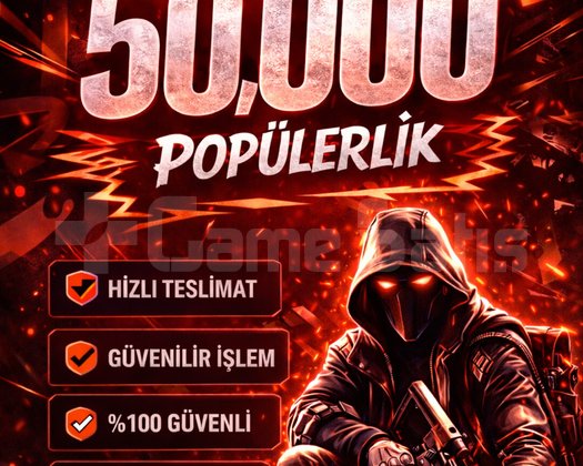 ŞOK FİYATA !! 50 K POPÜLERLİK